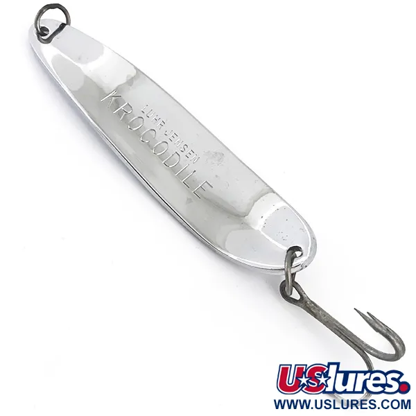 Luhr Jensen Krocodile Lepel, Nikkel, 94g, Verre worp, #4936