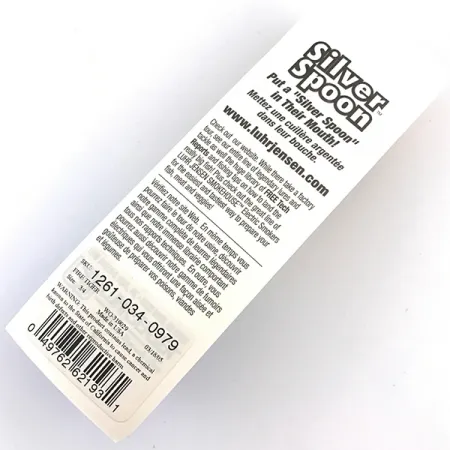 Luhr Jensen Weedless Silver Spoon UV, Fire Tiger, 17g, Lepel, #5796