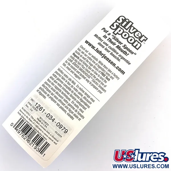 Luhr Jensen Weedless Silver Spoon UV, Fire Tiger, 17g, Lepel, #5796