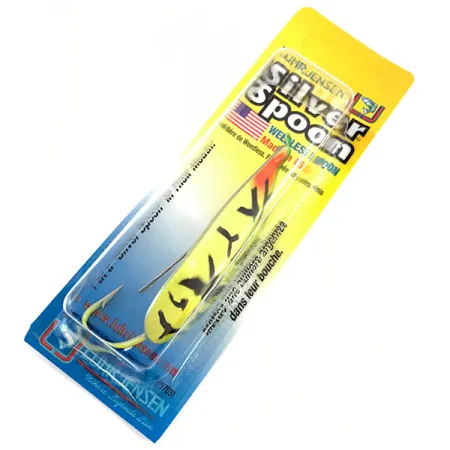 Luhr Jensen Weedless Silver Spoon UV, Fire Tiger, 17g, Lepel, #5796