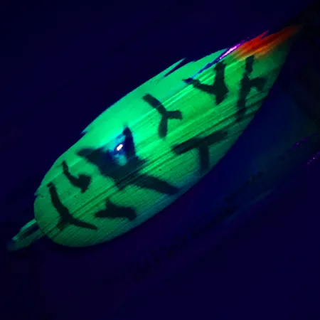 Luhr Jensen Weedless Silver Spoon UV, Fire Tiger, 17g, Lepel, #5796