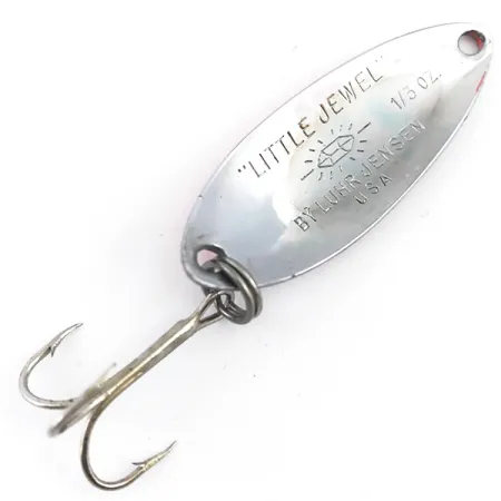 Luhr Jensen Little Jewel UV Lepel, Gehamerd nikkel, 9g, UV, #4947