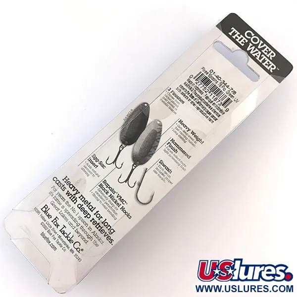 Blue Fox Pixee UV Lepel, Gehamerd Nikkel/Groen, 24g, UV Bright, #4954