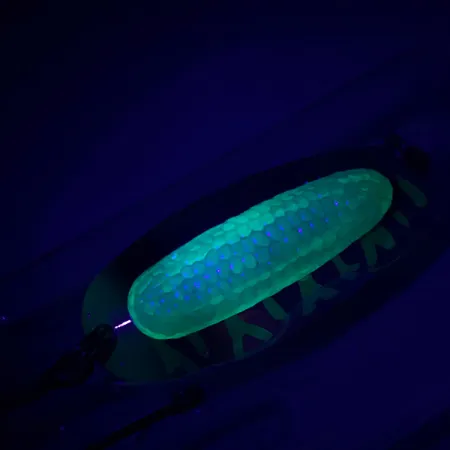 Blue Fox Rattlin Pixee Lepel, Nikkel / Lichtgroen, 14g, Ratel, #4957