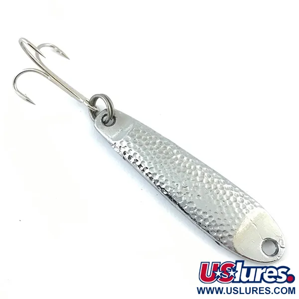 Bass Pro Shops Strata Spoon, Gehamerd nikkel, 21g, Lepel, #4986