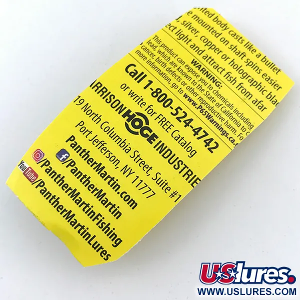 Panther Martin 2 Spinner, Forel, 2,5g, Gevederde haak, #4992