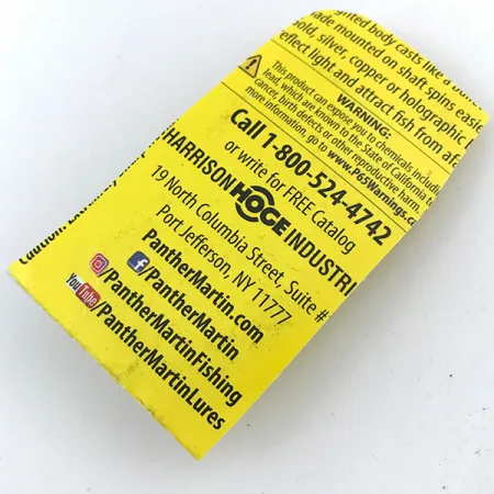 Panther Martin 2 Spinner, Fire Tiger, 2.5g, In-Line Blad, #4993