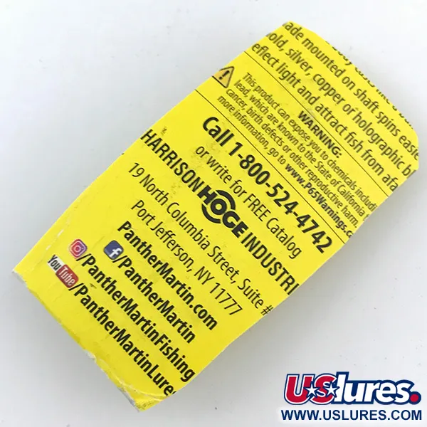 Panther Martin 4 UV Spinner, Regenboogforel, 4g, UV-afwerking, #4996