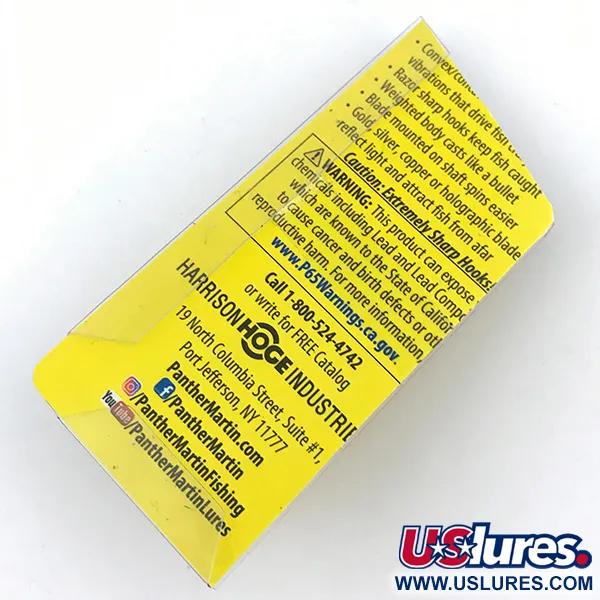 Panther Martin 6 Spinner, Fire Tiger, 6g, In-line blad, #5009