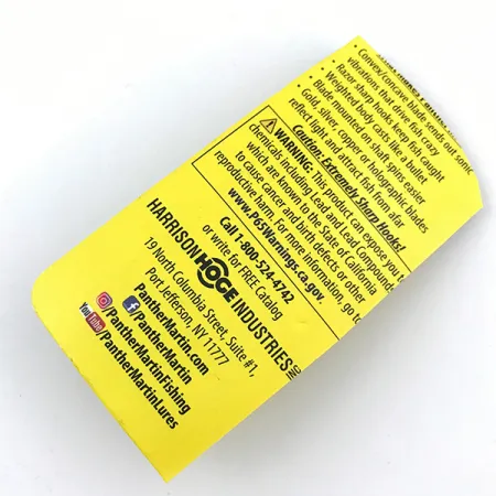 Panther Martin 6 Spinner, Fire Tiger, 6g, Directe as-montage, #5010