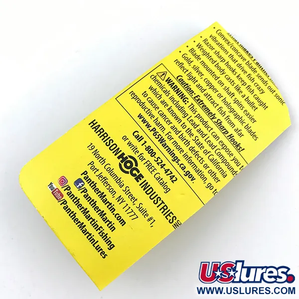 Panther Martin 6 Spinner, Fire Tiger, 6g, In-line blad, #5001