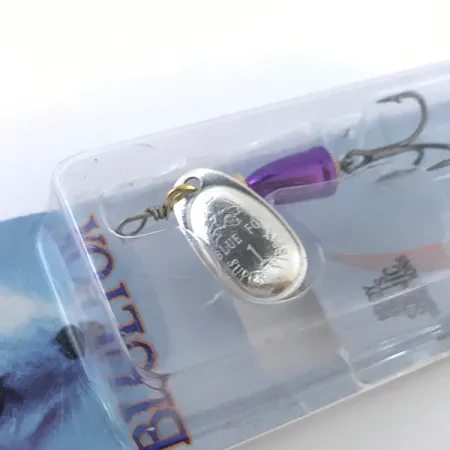 Blue Fox Super Vibrax 1 Spinner, Zilver, 4g, Bel-lichaam, #5003