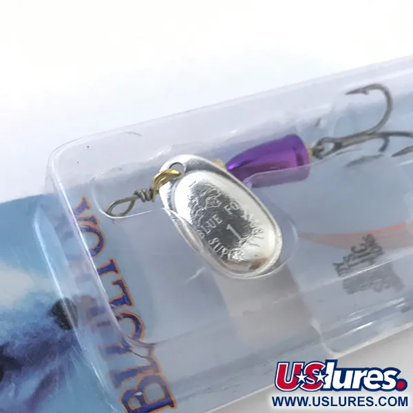 Blue Fox Super Vibrax 1 Spinner, Zilver, 4g, Bel-lichaam, #5003