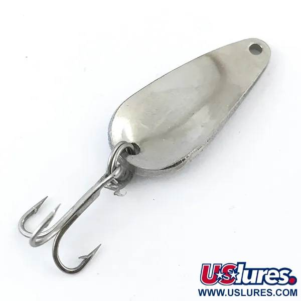 Weller Lepel Blinker, White/Red/Nickel, 3.7g, Vintage USA, #5033