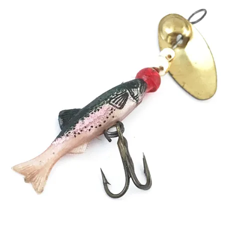 Renosky Sonic Swing Minnow Spinner, Goud, 2g, Softbody, #5034