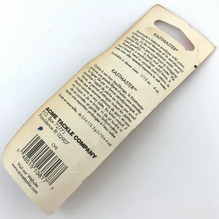 Acme Kastmaster Lepel, Nikkel / Hologram, 10.5g, Werpen, #5044