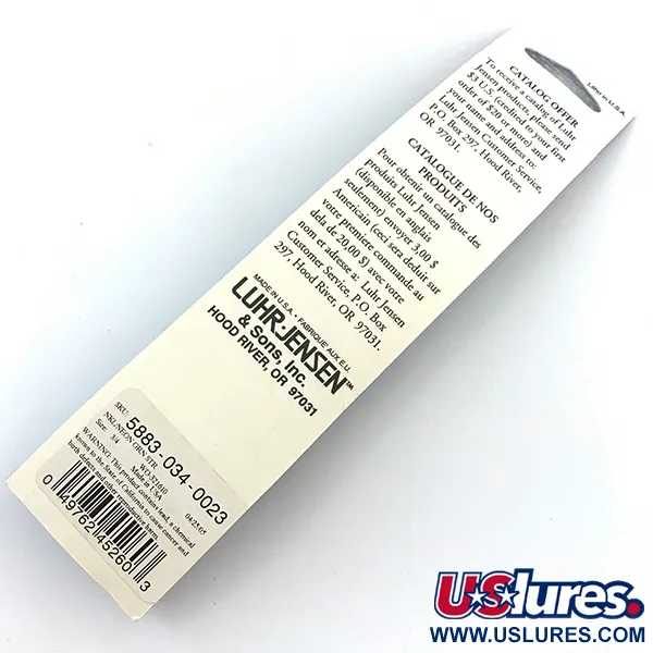 Luhr Jensen Deep Stinger Jig, Zilver / Groen, 21g, #5052