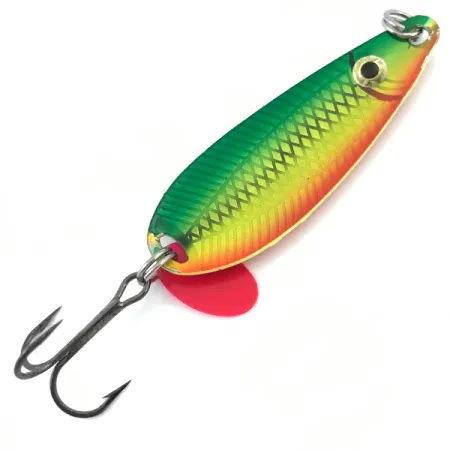 Key Largo Syco Spoon Lepel, Rainbow Fish, 14g, 3D-Oog, #5057