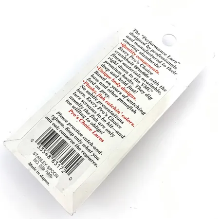 Stanley Jigs Stanley-Spoon Lepel, Zilver/Lichtblauw Holo, 9g, #5063