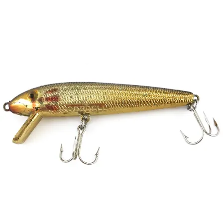 Cotton Cordell Red Fin Plug, Goud, 5g, Schubpatroon, #5068