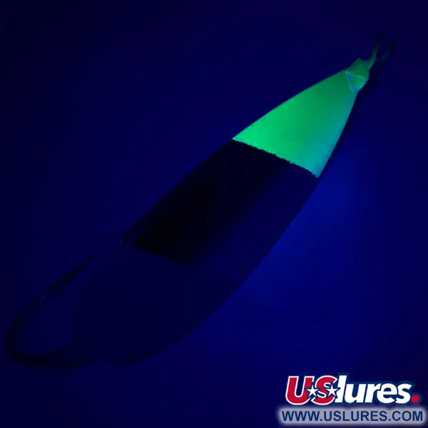 Weedless Johnson Silver Minnow Lepel, Nikkel/Blauw/Groen, 12g, #5078