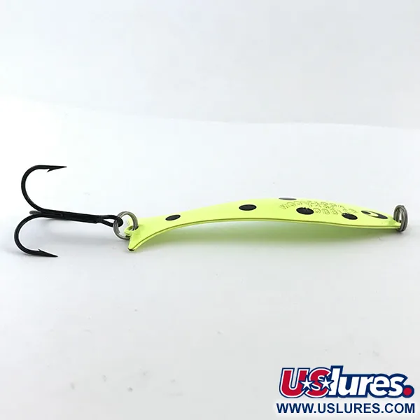 Williams Mooselook wobbler Lepel, Fluorescent Yellow / Black, 8g, #5086