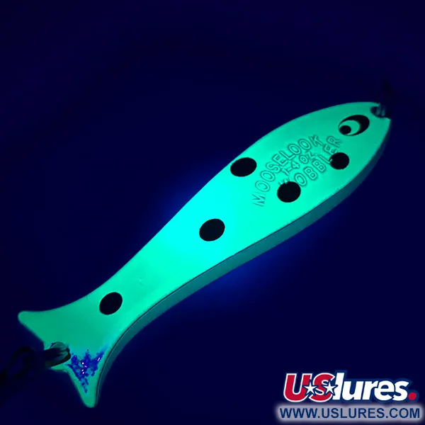 Williams Mooselook wobbler Lepel, Fluorescent Yellow / Black, 8g, #5086