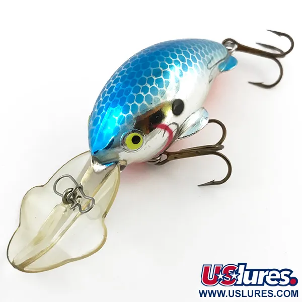 Luhr Jensen Brush Baby Uv Plug, Lichtblauw/Zilver/UV, 12g, #5097