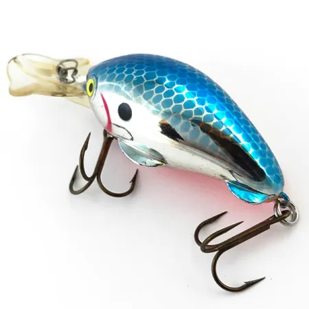 Luhr Jensen Brush Baby Uv Plug, Lichtblauw/Zilver/UV, 12g, #5097