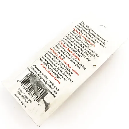 Stanley Jigs Pro’s Choice Lepel, Zilver/Hologram, 7g, VMC, #5111