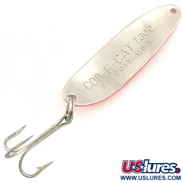 Eppinger Dardevle Cop-E-Cat 7300 UV Lepel, Roze/Nikkel, 10g, #5123