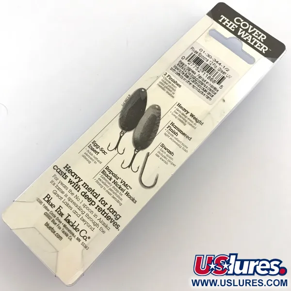 Blue Fox Pixee UV Lepel, Gehamerd Nikkel/Groen, 14g, UV, #01-30-344-1/2