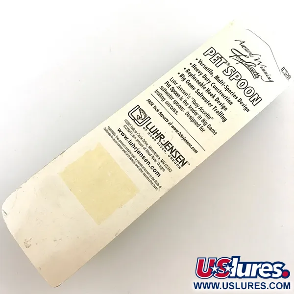 Luhr Jensen Tony Accetta Pet Spoon 14 Wiervrije Lepel, Nikkel, 7g, #5133