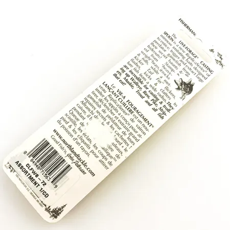 Northland Live Forage Glow Lepel, Regenboogvis, 7g, Messing, #5140