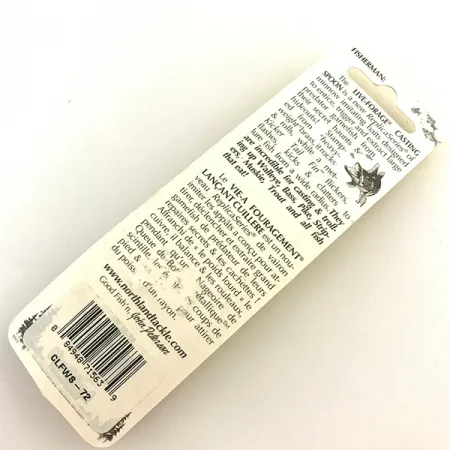 Northland Live Forage Glow Lepel, Realistische vis, 7g, Glow, #5142