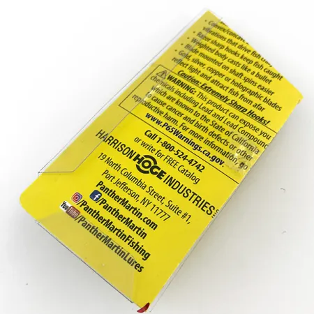 Panther Martin 4 Spinner, Zilver / Blauw, 4g, Holografisch, #5168