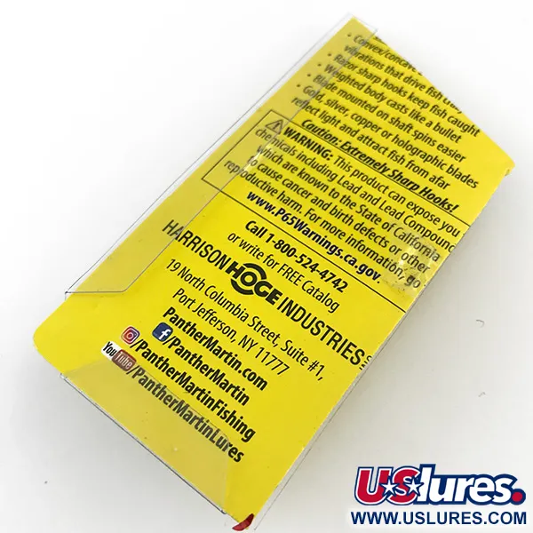 Panther Martin 4 Spinner, Zilver / Blauw, 4g, Holografisch, #5168