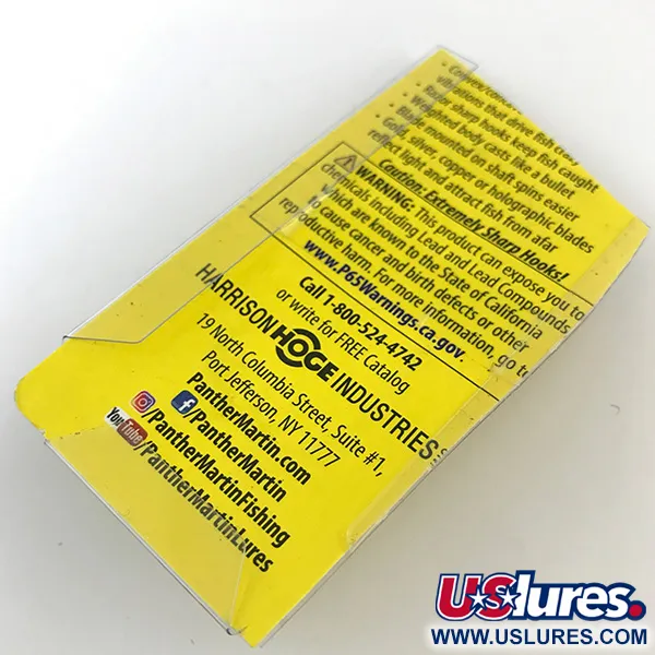 Panther Martin 4 Spinner, Goud / Rood, 4g, In-line blad, #5170