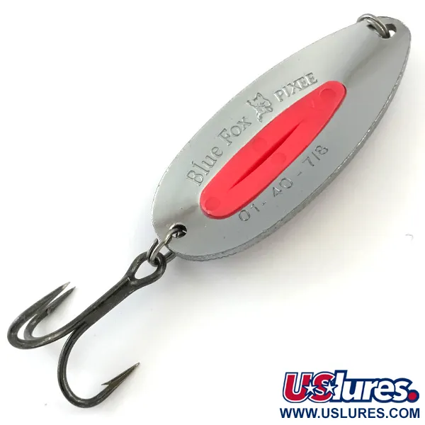 Blue Fox Pixee UV Lepel, Gehamerd Nikkel, 24g, UV-coating, #5179