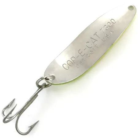 Dardevle Cop-E-Cat 7300 UV Lepel, Geel/Nikkel, 10g, UV, #5183