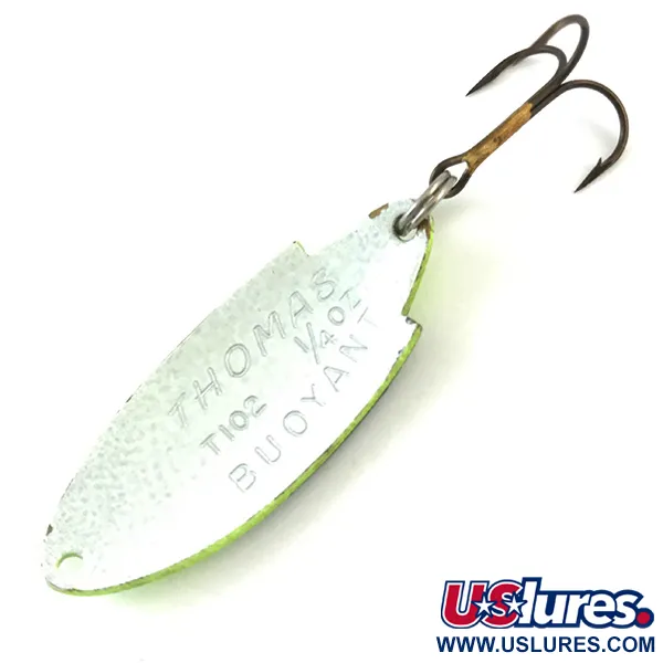 Thomas Buoyant UV Lepel, Chartreuse/Wit UV, 7g, UV Glow, #5186