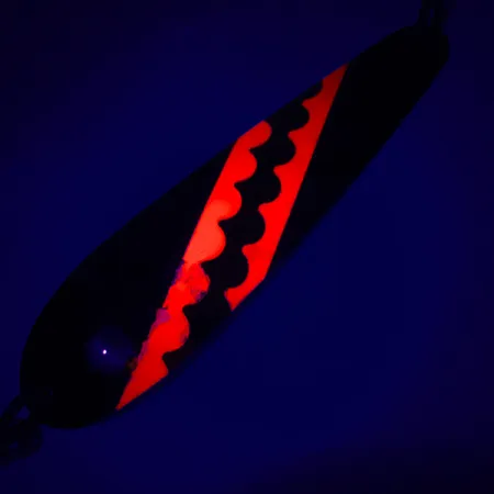 Northern King 28 UV Lepel, Black/Red/Gold, 14g, UV-reactief, #5225