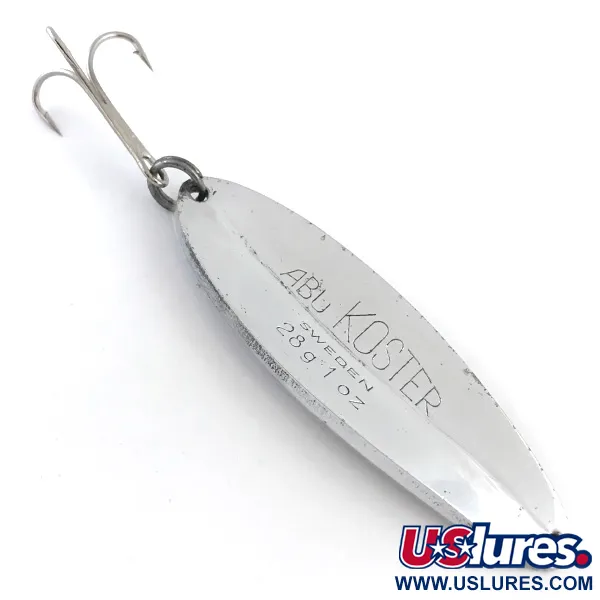 Abu Garcia Koster Lepel, Zilver, 28g, Schubbenpatroon, #5249