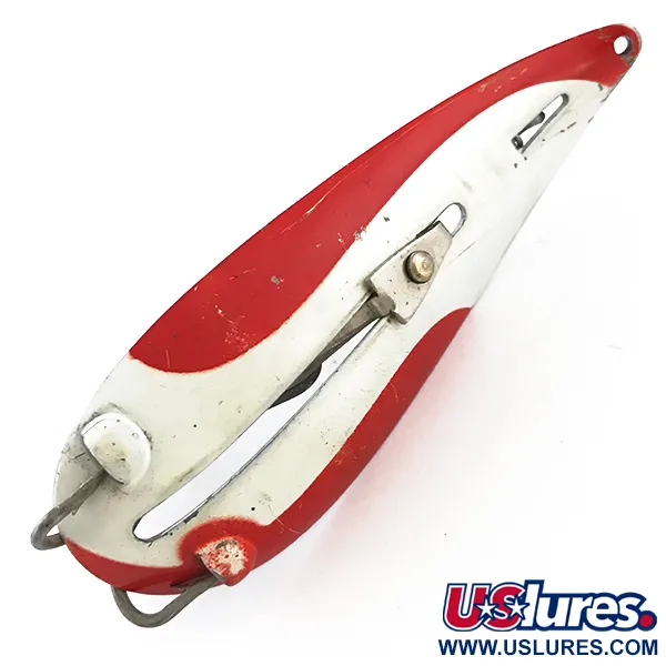 LARSON BAIT FISHTRAP Lepel, Rood/Wit/Nikkel, 17g, Weedless, #5250