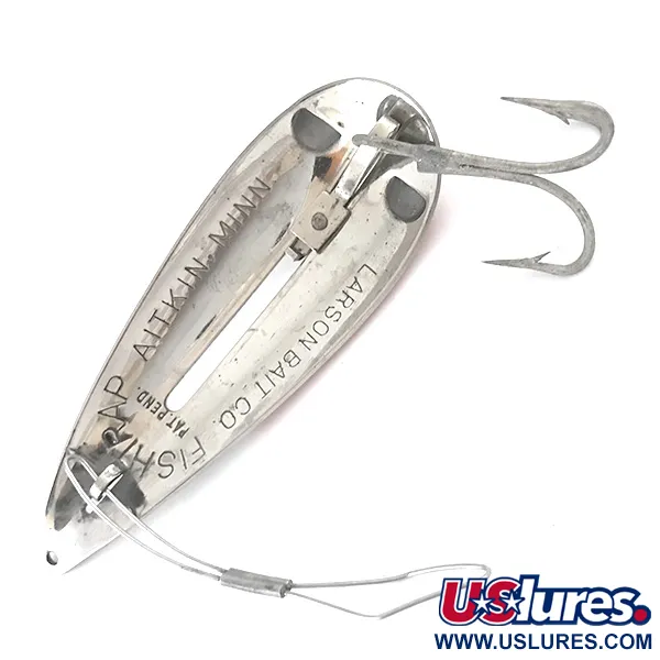 LARSON BAIT FISHTRAP Lepel, Rood/Wit/Nikkel, 17g, Weedless, #5250