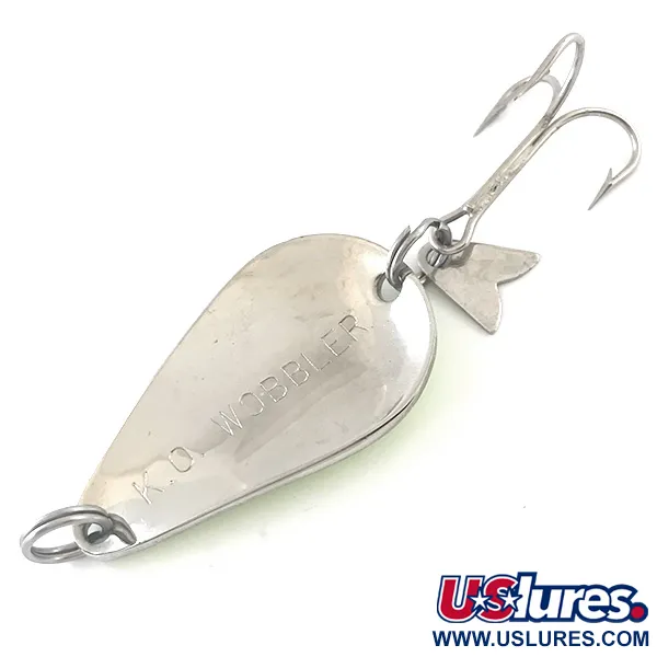 Acme K.O. Wobbler UV Lepel, Nikkel/Groen, 14g, Sonic Flipper, #5264