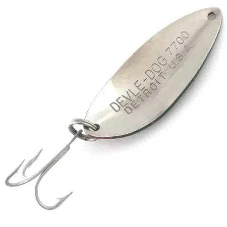 Dardevle Devle Dog 7700 Lepel, Rood/Groen/Nikkel, 14g, #5270