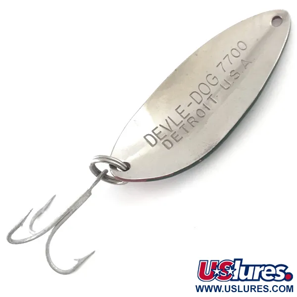 Dardevle Devle Dog 7700 Lepel, Rood/Groen/Nikkel, 14g, #5270