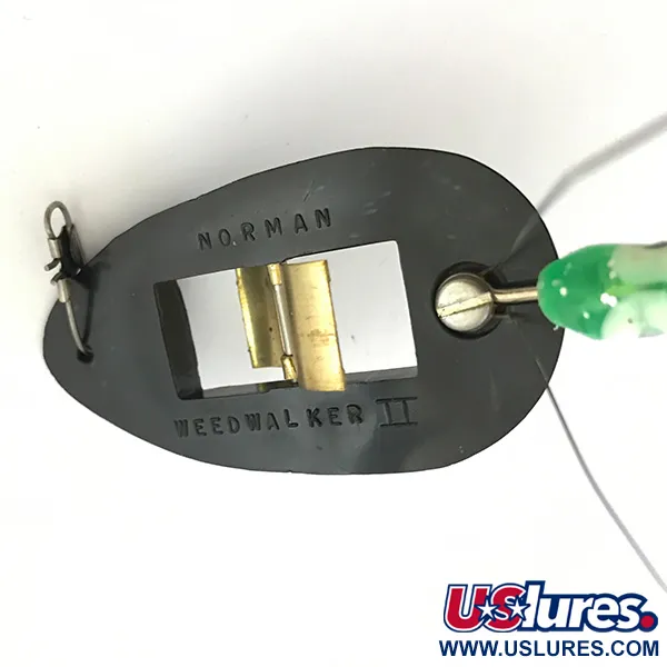 Norman Weedless Weedwalker Wierloos kunstaas, Zwart/Groen, 14g, #5274