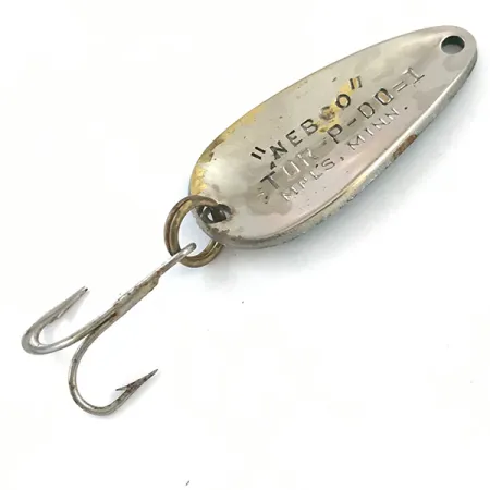 Nebco Tor-P-Do Lepel, Groen/Wit/Nikkel, 9g, Vintage, #5292